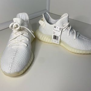 Yeezy x Adidas Cream Boost 350 V2 White Sneakers 8.5 - Never Been Worn